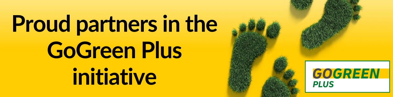 Proud partners in the GoGreen Plus initiative