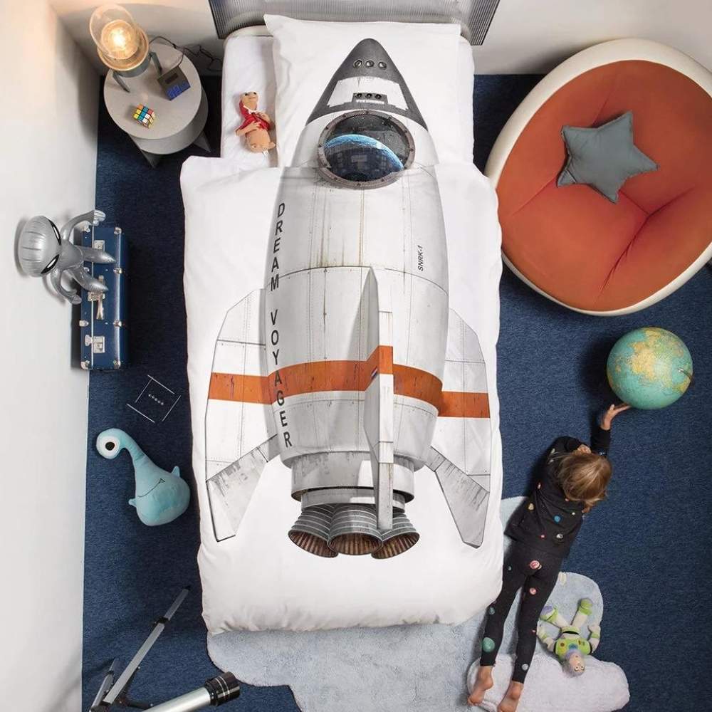 Rocket Ship Bedding Set: image 2