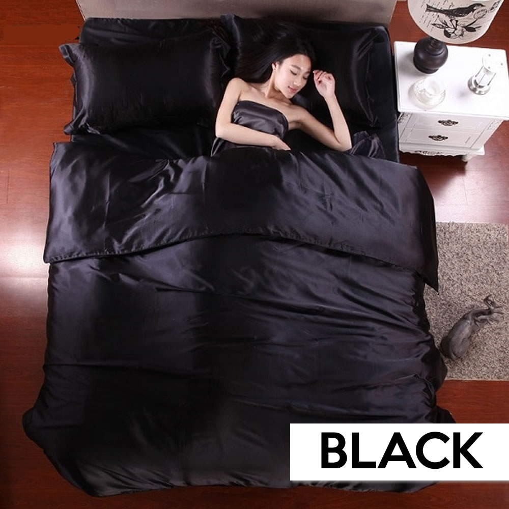 Satin Silk Bedding Set: image 7