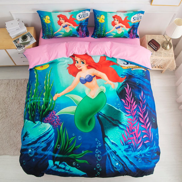 * The Little Mermaid Cotton Kid's Bedding Set Buy Bed Linen Online