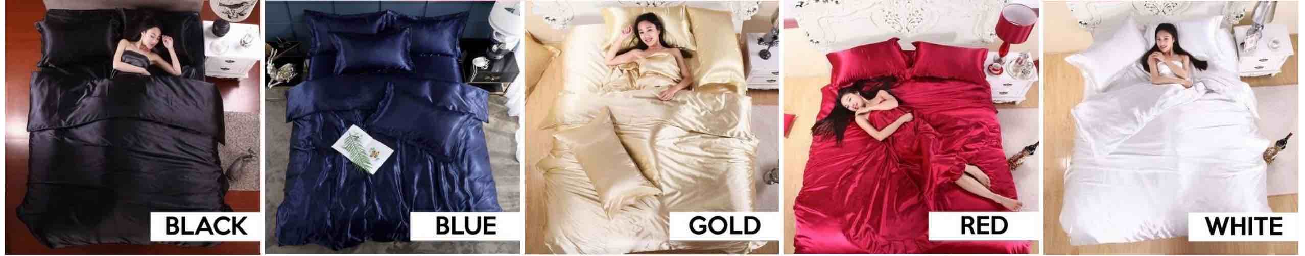buy silk bed sheets online