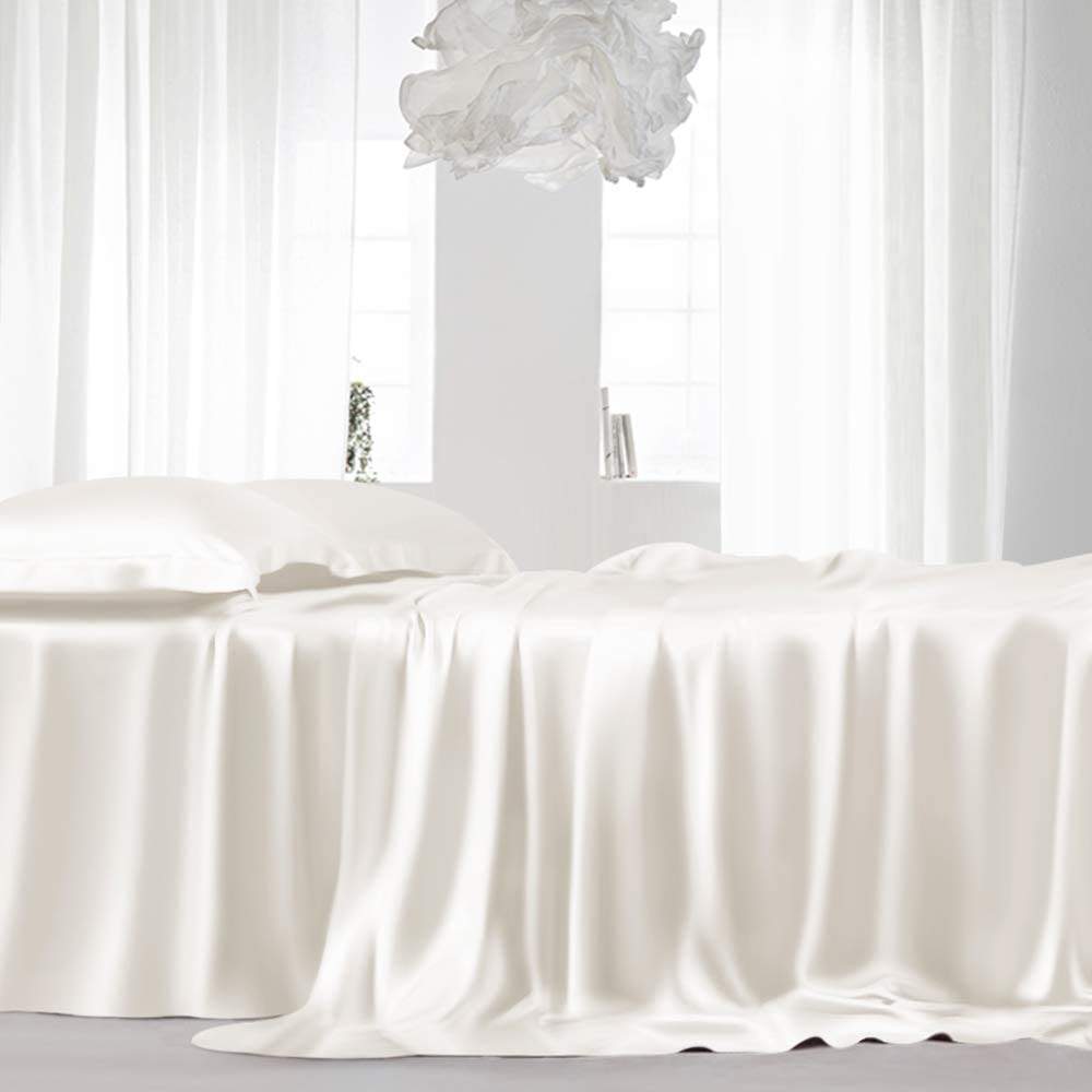 buy ivory luxury bed sheet